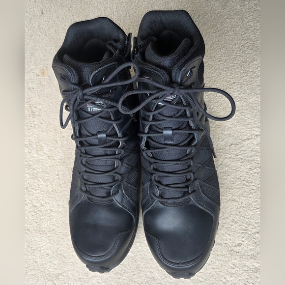 Reebok Trailgrip Tactical Mens 8" Leather Waterproof Insulated Boots Black Sz 15 - Picture 3 of 10